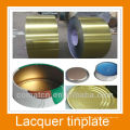 lackierte Bleche mit Alaun/Gold Farbe interne